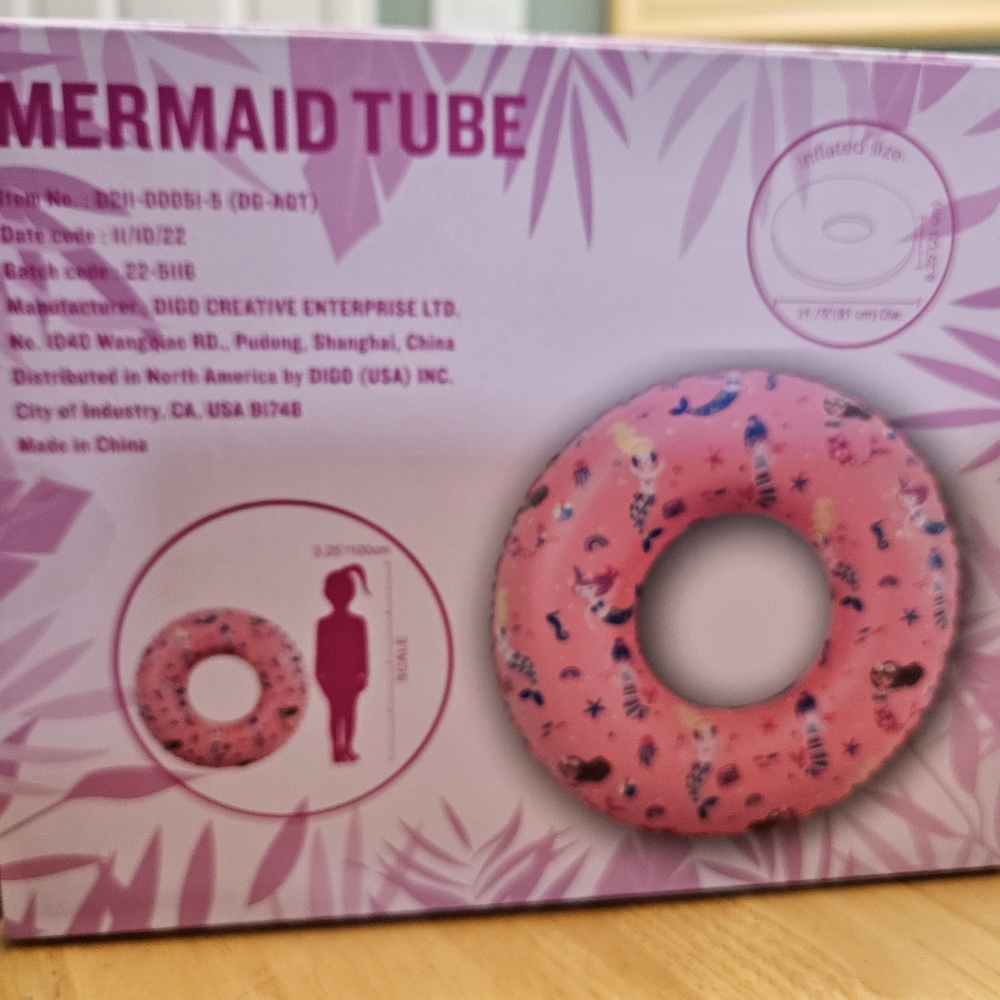 NEW Tommy Bahama kids inflatable tube mermaid - Picture 5 of 5
